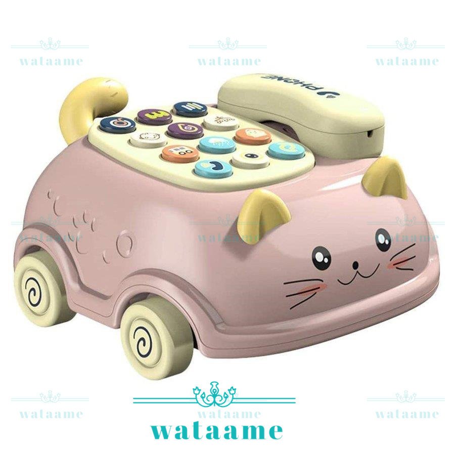 電話玩具 子供おもちゃ 数量は多い かわいい ネコ 音楽玩具 色々な ビンテージ 置き物 アンティーク おしゃべり電話