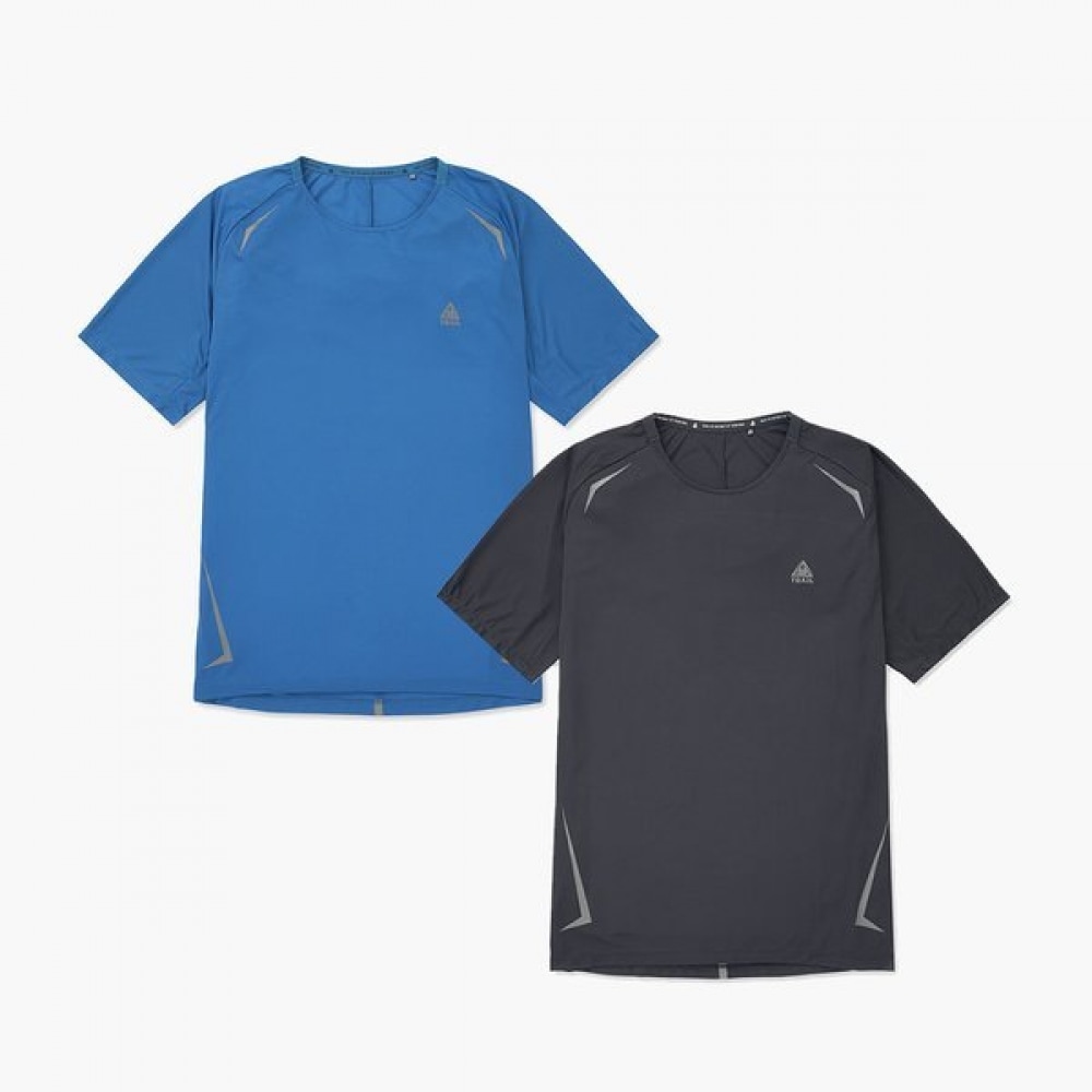 コオロンスポーツ TRAIL メンズ ランニング 半袖 Tシャツ TLTCX24735