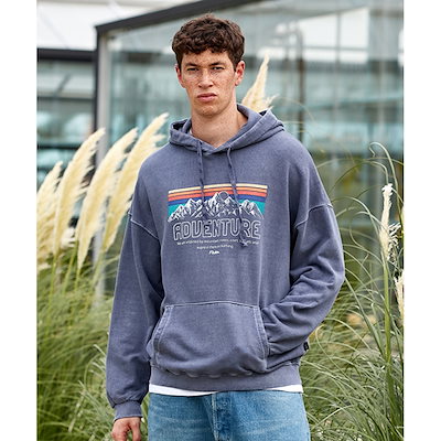 FLUKEレインボークラックアドベンチャーフードTシャツライトネイビーFHT708 9,058円