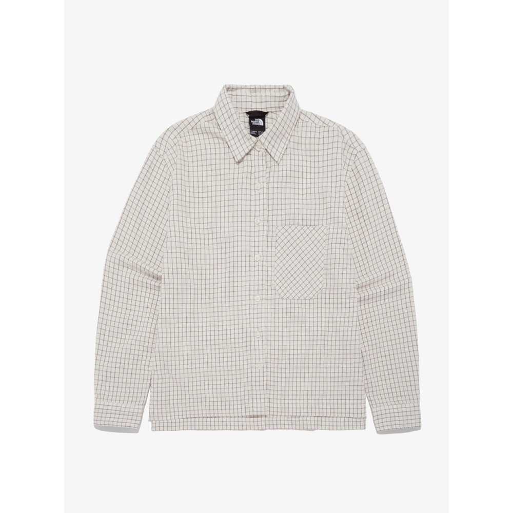 ザ・ノース・フェイス NH8LQ80A 女性用アロヨ軽量フランネルシャツオフホワイト