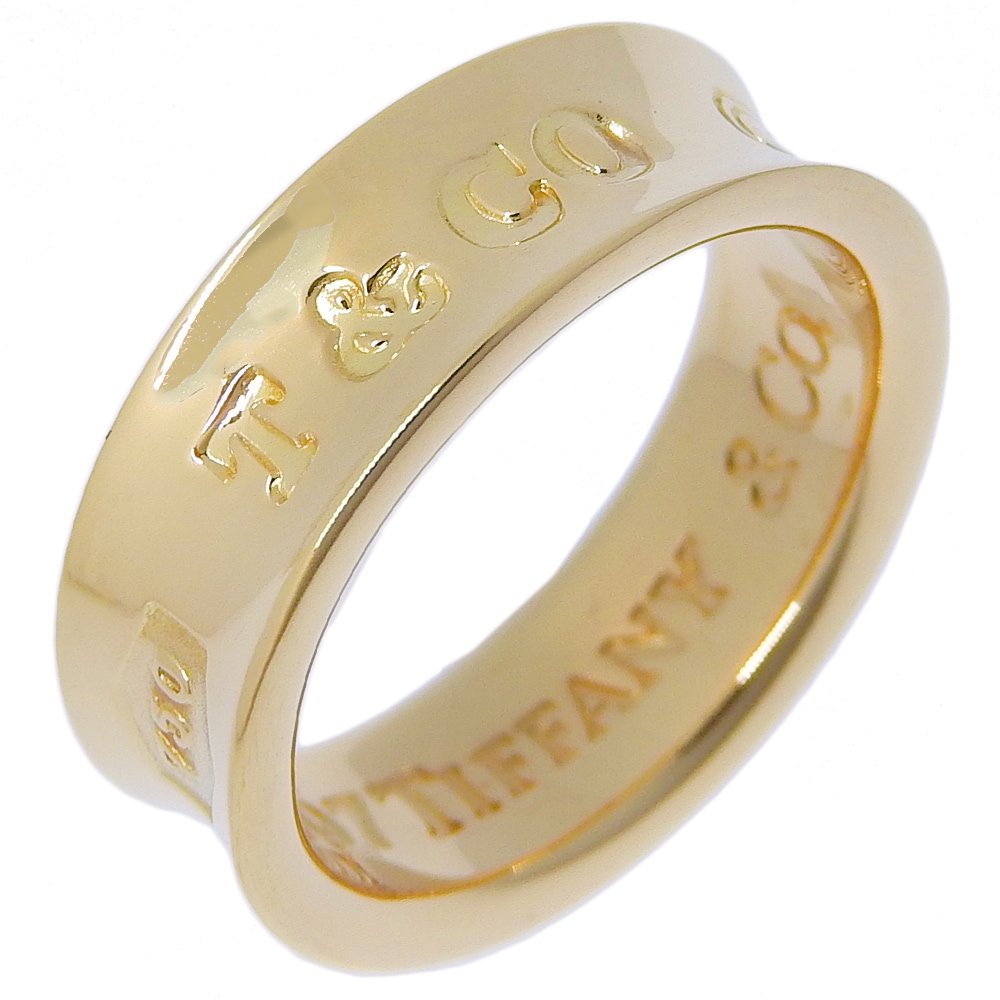 1837 ナロー リング・指輪 K18イエローゴールド 8.5号 約6.2g レディース 中古品 A+ランク