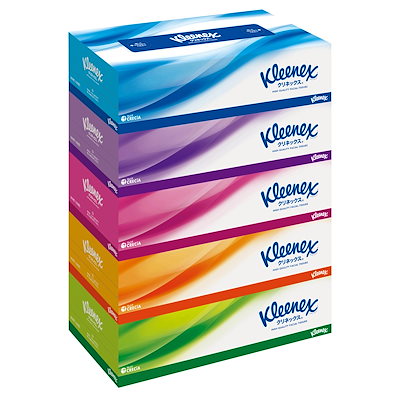 他サイト： 日本製紙クレシア N クリネックスティシュー 180W 5個パックの商品画像