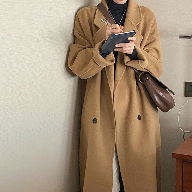 レディース コート アウター 上着 羽織 前開き チェスター ロング 長袖 Vネック 襟付き ストレート Iライン スマート 2way ボタン ツイード 大人可愛い きれいめ シンプル 上品 おしゃれ