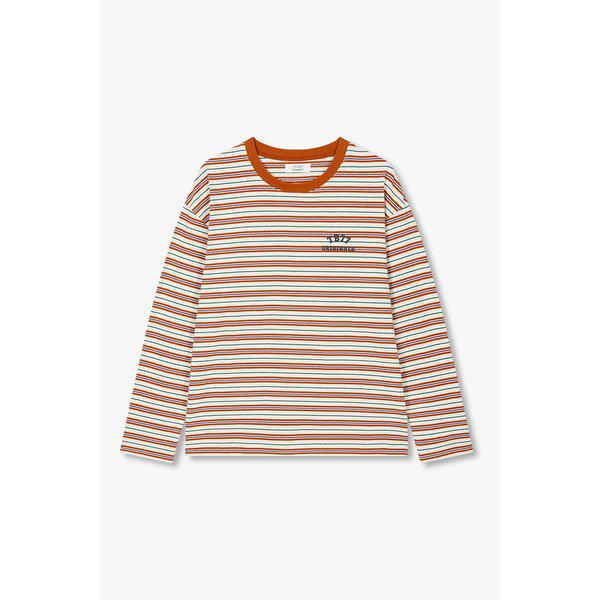 マルチストライプ長袖Tシャツ 9175322975071
