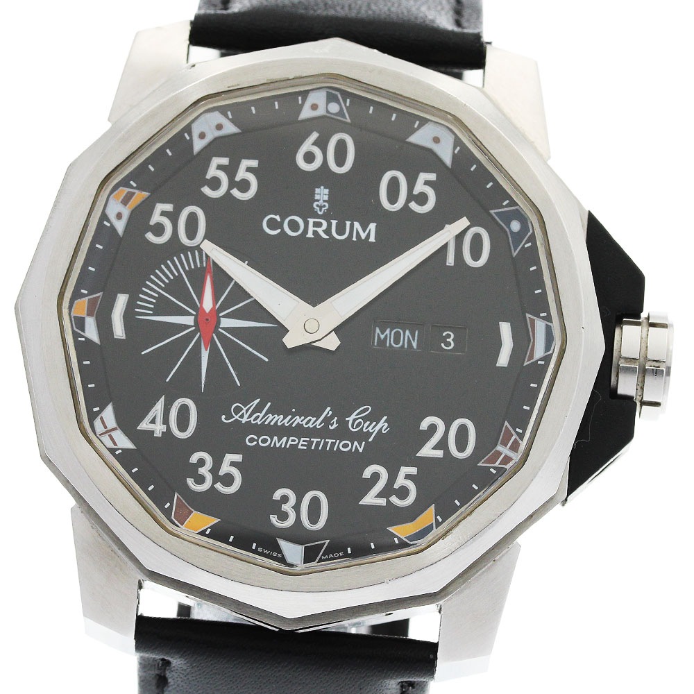 コルム CORUM 947.933.04 アドミラルズカップ コンペティション デイデイト 自動巻き メンズ _957242【中古】