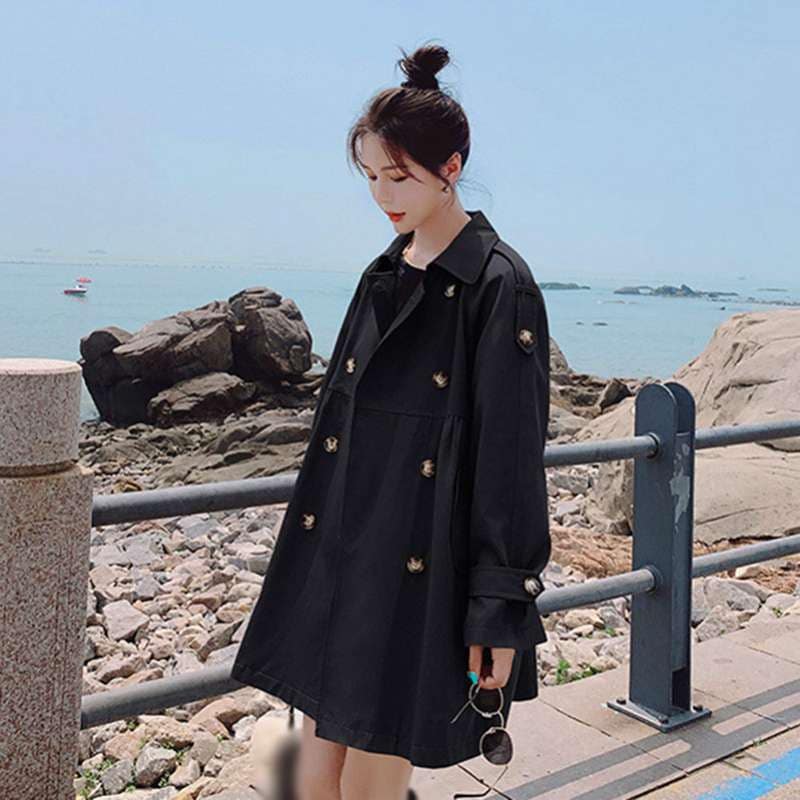 トレンチコート レディース ロング丈 ロングコート 裏地付き 軽い 秋 アウター スプリングコート 秋 秋コート 春物 春服 フォーマル 大きいサイズ 洗える ベルト付き ボタン 春 秋 スプリングコ