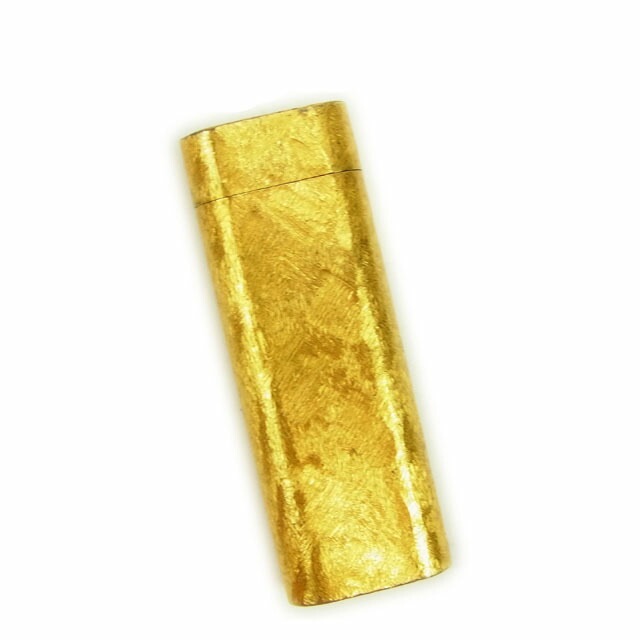 ライター ガス式ライター ゴールド 中古