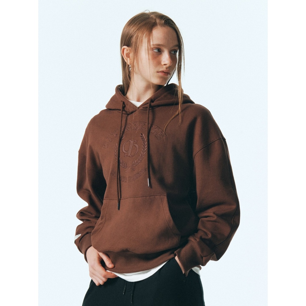 CITYBREEZE（UNI）アセンティックアートワークフーディーBROWN