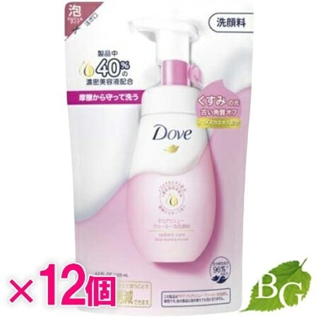 【送料無料】ダヴ Dove クリアリニュー クリーミー泡洗顔料 詰替 125ml12個セット 5,584円