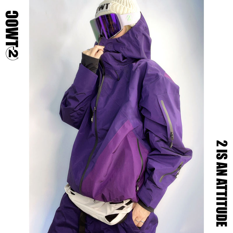 スノーボードウェア 2025 2026 パープル スノパンツ スノウェア メンズ レディース スキーウェア スノボウェア スキー 防风撥水