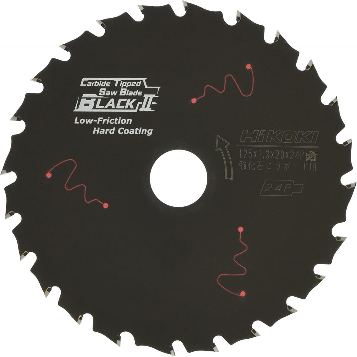 HIKOKI(ハイコーキ) 集塵丸ノコ用硬質窯業系サイディング用スーパーチップソー 黒鯱(クロシャチ) No.0037-5609　外径125mm 刃数10P