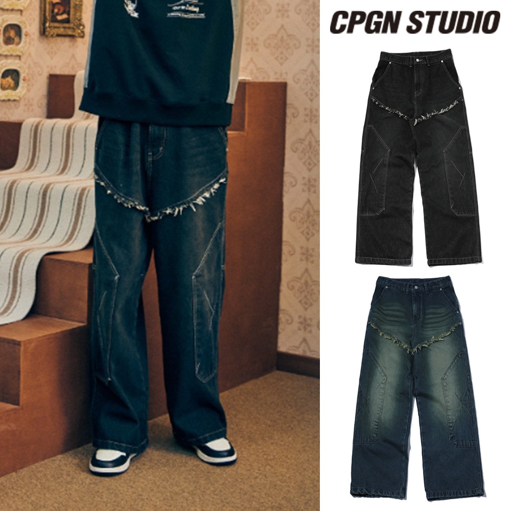【CPGN STUDIO】 Western Wide Denim Pants