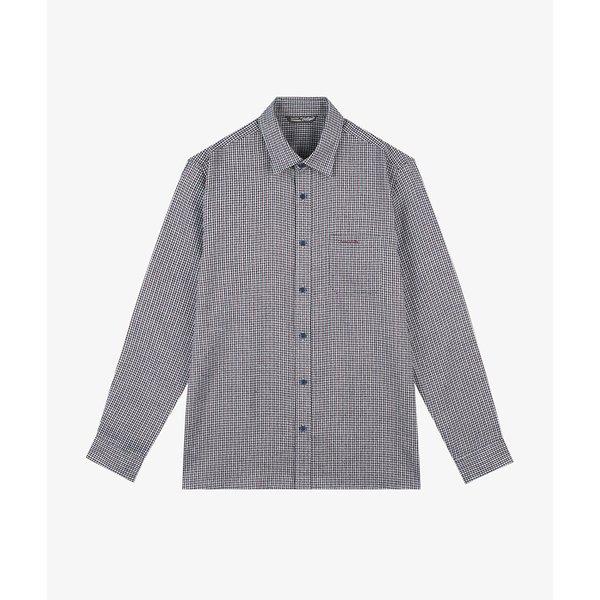 ウールライク ハウンドトゥース カジュアルシャツ CDAA9WS4401