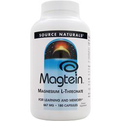 SOURCE NATURALS社　Magtein（マグテイン） 180カプセル 9,666円