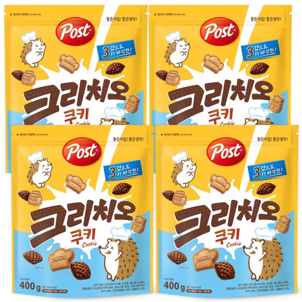 ポスト クリッチョ クッキー シリアル 400gX4個 4,724円