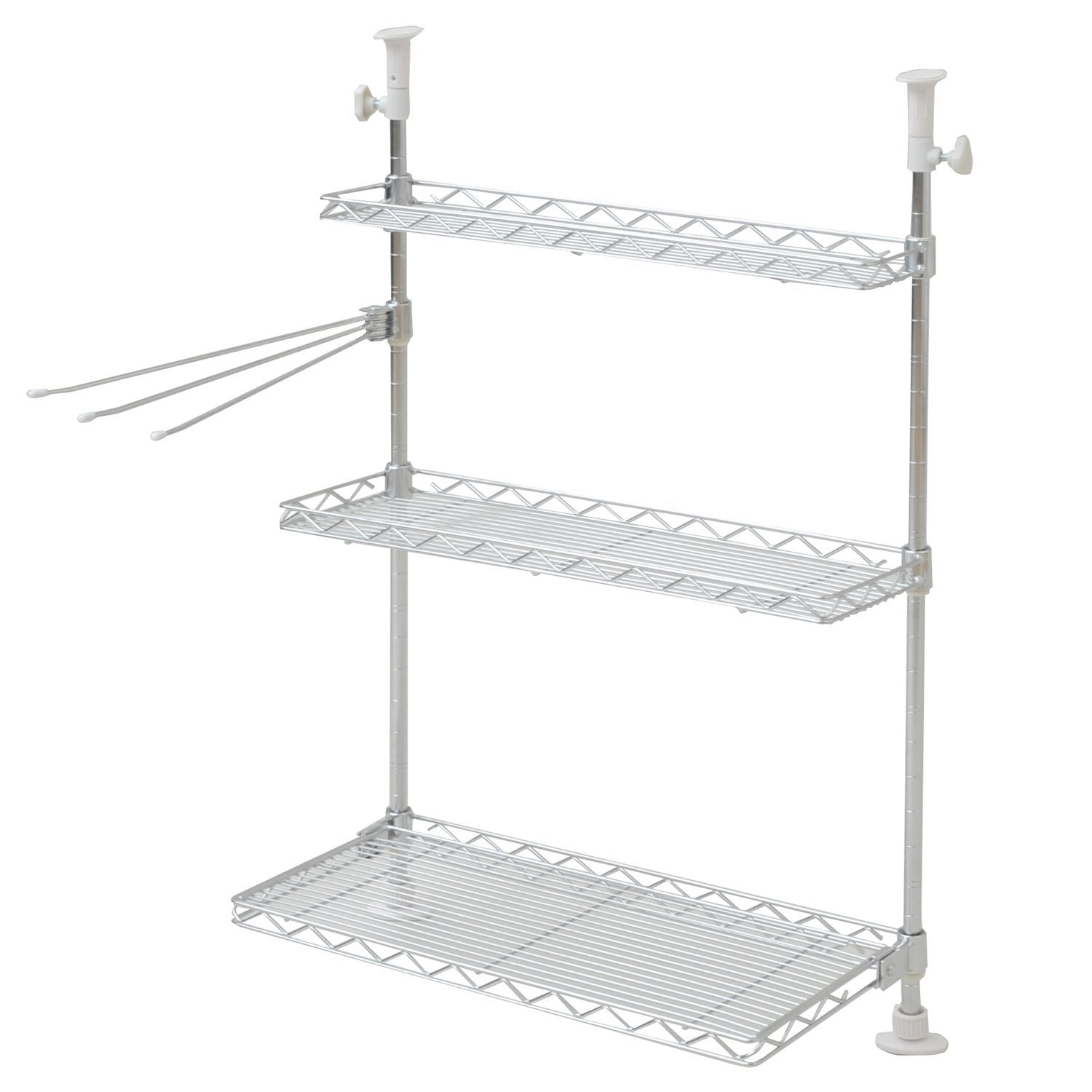 山善(YAMAZEN) シンク上突っ張りキッチンラック(幅45) クロムシルバーTKRO-453*