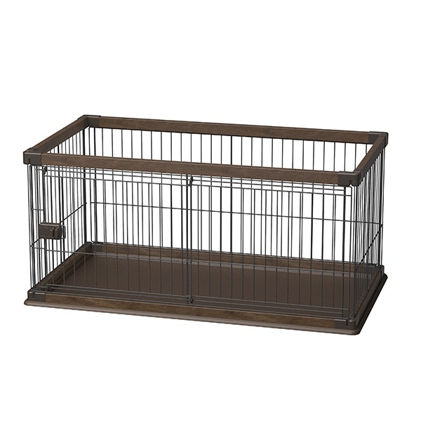 PWSR-1260LV ウォールナット [犬用サークル] メーカー直送