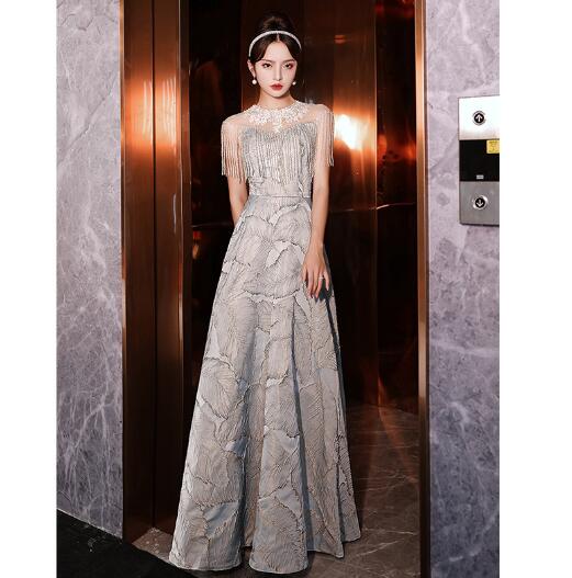 パーティードレス　ロングドレス　演出服　上品　ワンピース　ステージ　結婚式　二次会　大きいサイズ