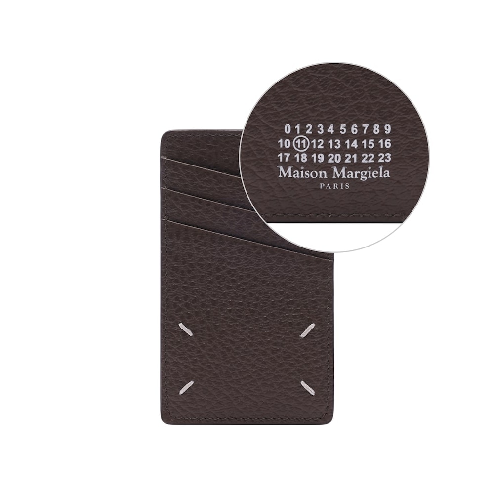 メゾンマルジェラ [メゾンマルジェラ] 24FW ユニセックスステッチカードウォレット (SA1VX0017 P4455 T2147 24F) PVOSA1VX0017P4455T21472