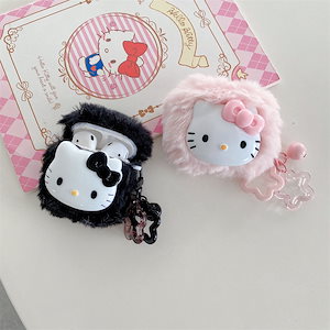 【迅速な出荷】かわいい！KittyちゃんAirPods 4保護カバーカートゥーン2/3/4世代アップルBluetoothイヤホンソフトケース女性airpods4ケース