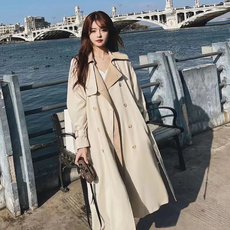 セミロング丈 新作 24 コート 韓国ファッション 女 感 コート 切り替え ゆるい