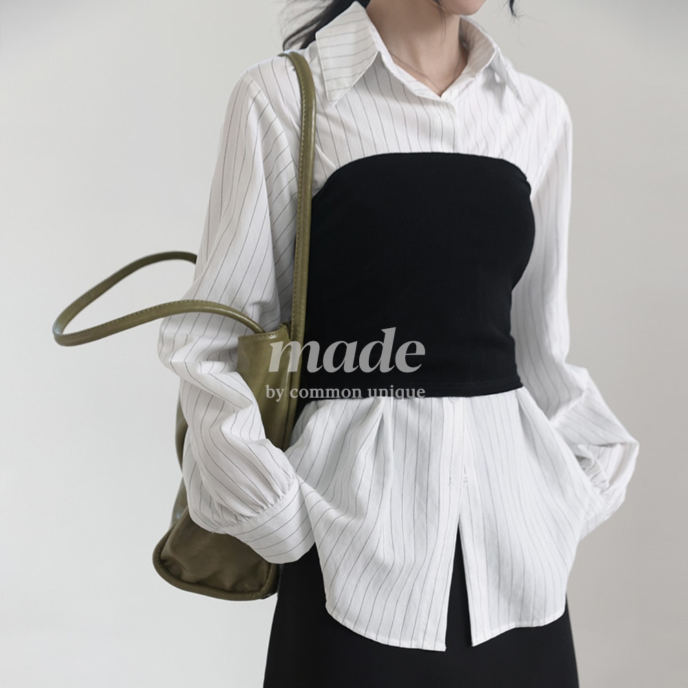 MADEロエントニットトップセットシャツ - 2タイプ