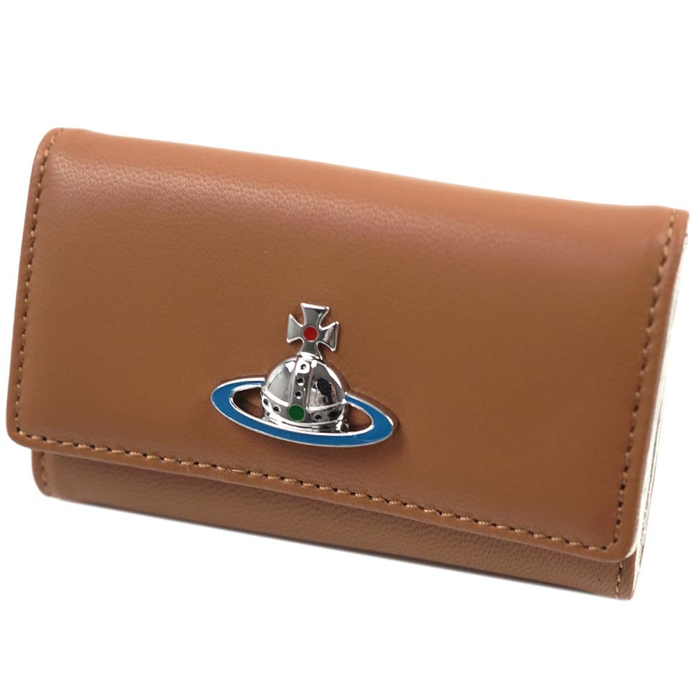 ヴィヴィアンウエストウッド キーケース Vivienne Westwood レディース メンズ 4連 NAPPA TAN/ SILVER 51020001-L001L-D411 51020001 L0