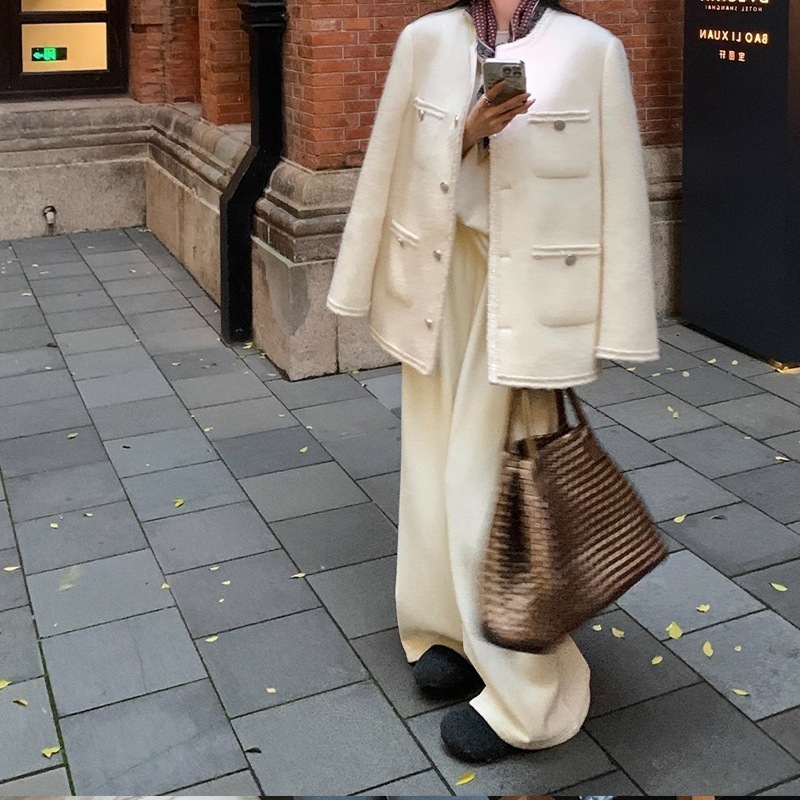 アウターファー毛皮アウター気質マスター工房千金日報高級感毛ね小香風コートデザイン