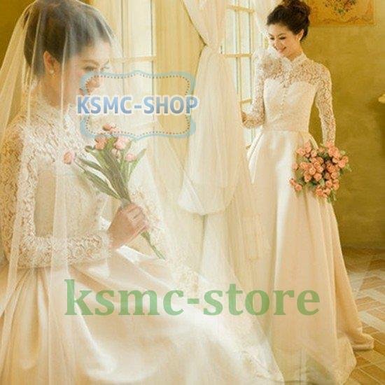 送料無料 新品 長袖 Aラインドレス 韓国ファッションウェディングドレス 安い Dress Wedding ロングドレス 結婚式 ブライダル 披露宴 パーティードレス 花嫁 二次会 秋冬 ウエディングドレス ドレス サイズ Xl Www Pulse Orange Cm