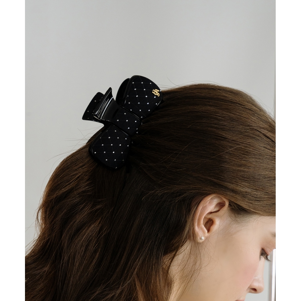HAS HFS026 グリッターリボンヘアクリップ
