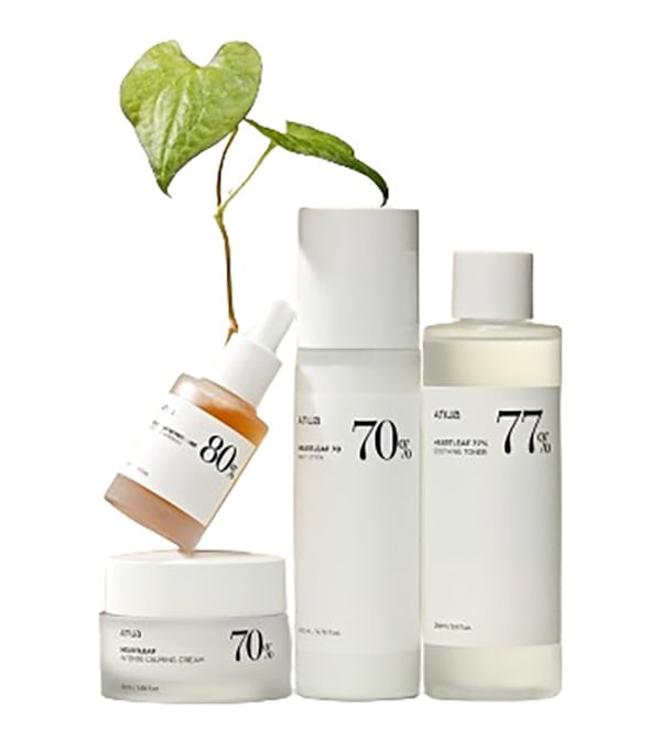 ドクダミ しっとり鎮静 4 STEP(ドクダミ77% スージングトナー/ドクダミ80鎮静アンプル/ドクダミ 70 デイリーローション,ドクダミ70インテンスカーミングクリーム)