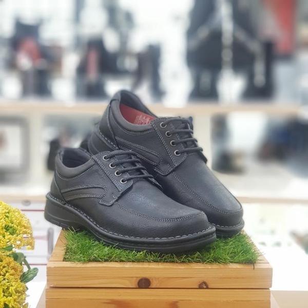 セーブゾーン04男性コンフォートステッチカジュアルAB ブラック 333Mn585 (S40953540)