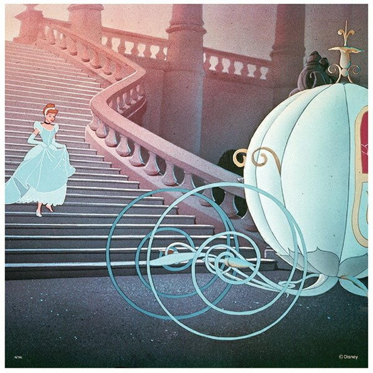 アサヒペン ふすま紙 ディズニープリンセス シンデレラ 92cm×182cm 2枚1組 NTLP-013F 襖紙 襖張り替え 襖リメイク