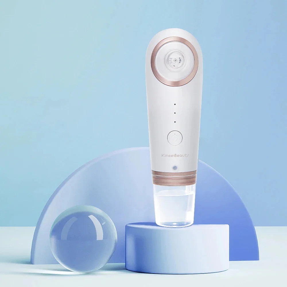 新品毛穴吸引器 4つのヘッドを備えたスキンケアツール 小さな真空吸引 にきび用のにきびとにきび除去剤