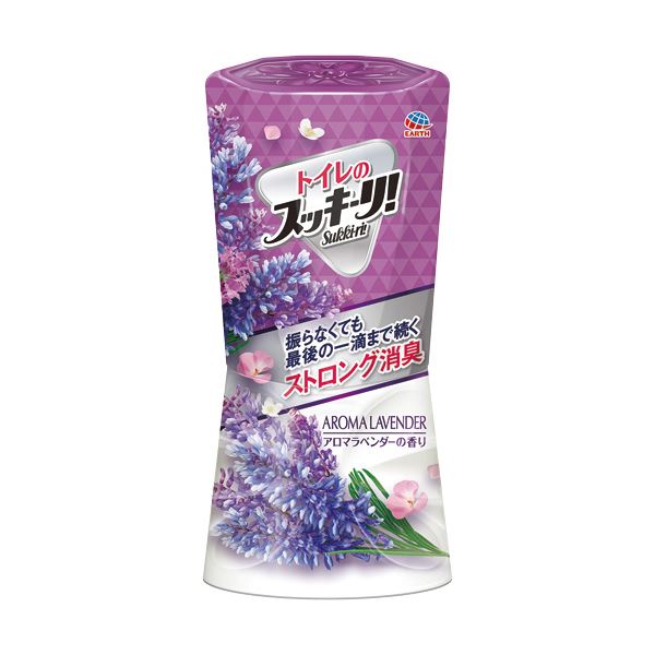 （まとめ）アース製薬 トイレのスッキーリ！アロマラベンダー 400ml 1個[x10セット]消臭剤・芳香剤
