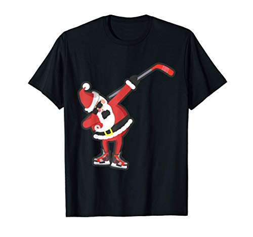 【ギフト】 Funny 人気メーカー ブランド Hockey Santa Dabbing Christmas おかしいホッケーサンタクロ