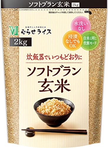 他サイト： むらせライス ソフトブラン玄米 2KGの商品画像