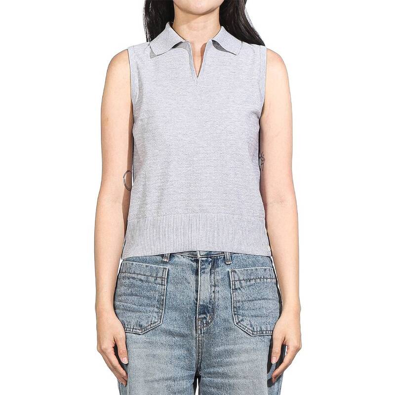 レディース ノースリーブ 襟付きTシャツ (FKP118A Y3037 065) 2025年春夏