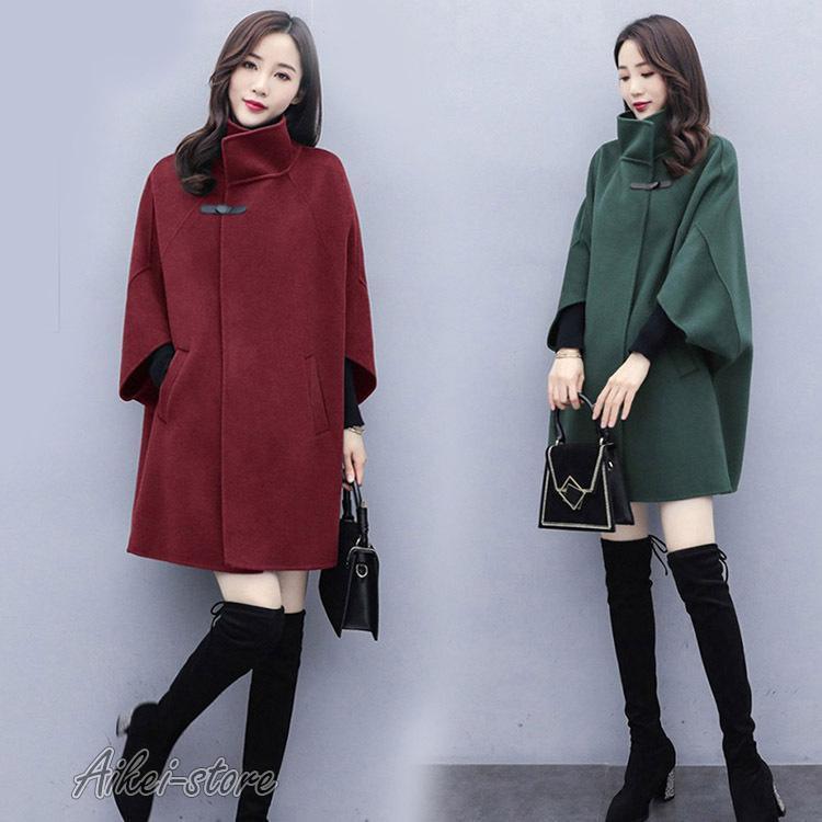 チェスターコート レディース 秋冬 40代 チェスターコート ミディアム丈 ラシャマントコート 厚手オーバー ゆったりアウター 通勤 着痩せ オシャレ 大人