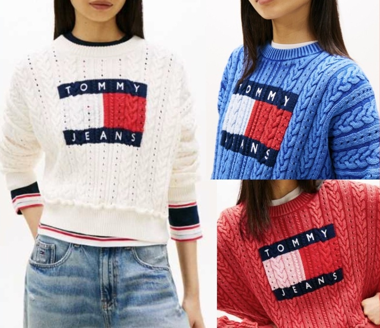 Center Flag Sweater (T32G1KTO38TWT1 )