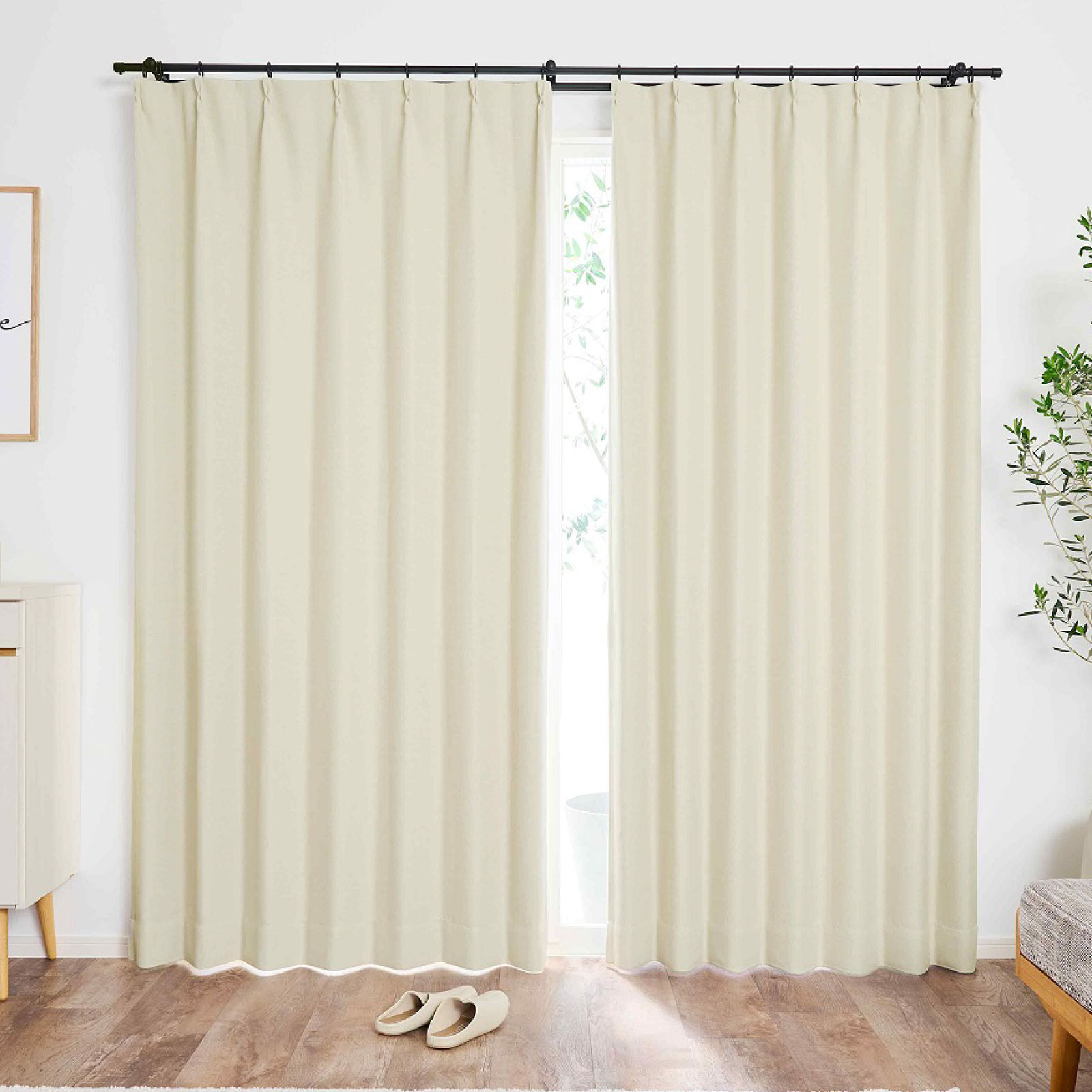 カーテン 遮光 1級 2枚セット 遮光カーテン 2枚組 断熱 保温 厚手 おしゃれ シンプル 節電 1人暮らし 子供部屋 新生活 模様替え 掃出窓 ベージュ マカロン