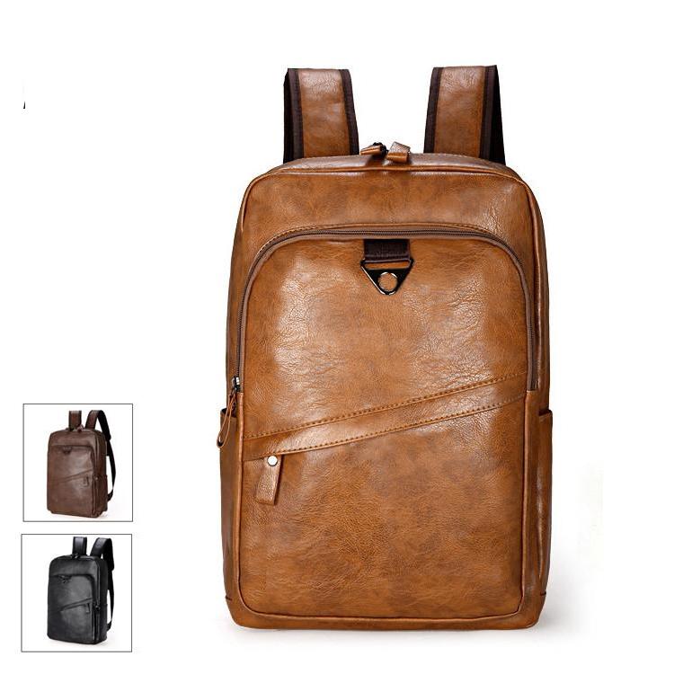 【本日限定】リュック メンズ リュックサック pu革　デイパック　ビジネス　バックパック　レザー　通勤通学　旅行　出張　アウトドア　自転車鞄　カバン　男女兼用