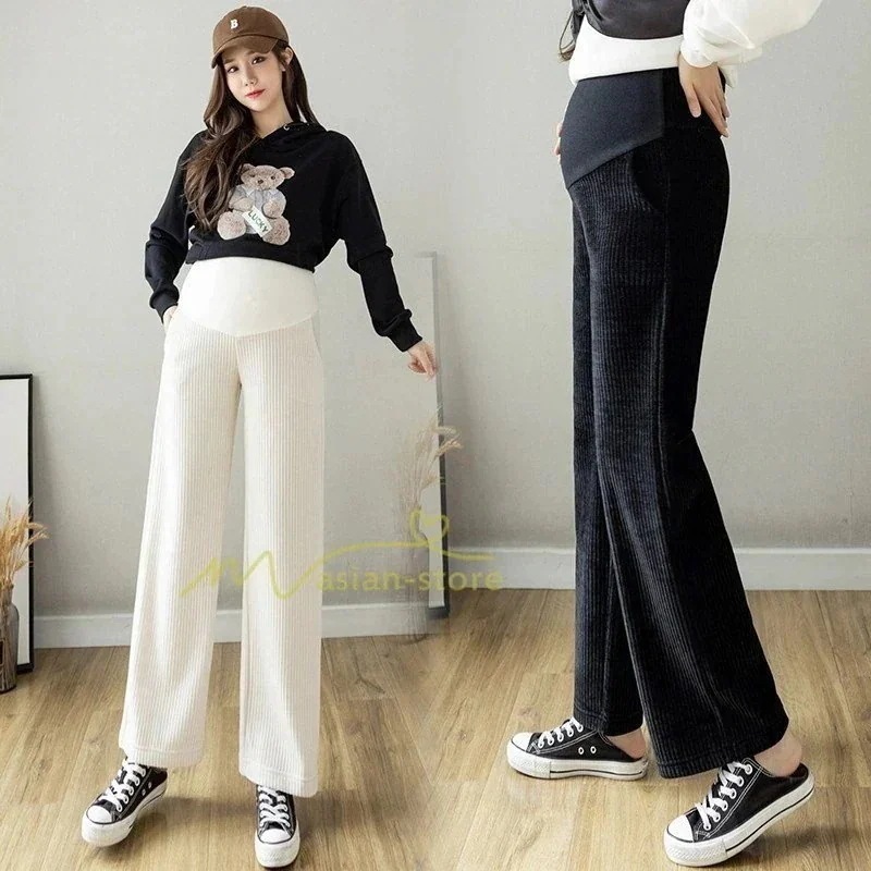 【10点セット】マタニティ 服 パンツ マタニティ ズボン リブパンツ マタニティーパンツ ボトムス マタニ1
