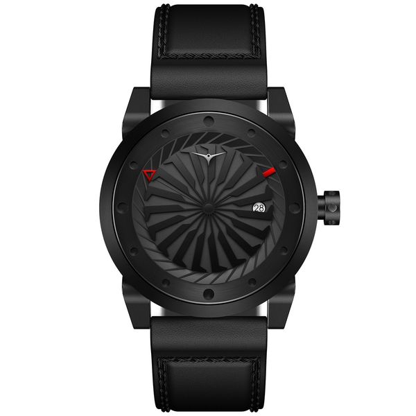[ZINVO] ジンボ 時計 BLADE PHANTOMウォッチ 腕時計 スイス 回転 タービン MEN メンズ
