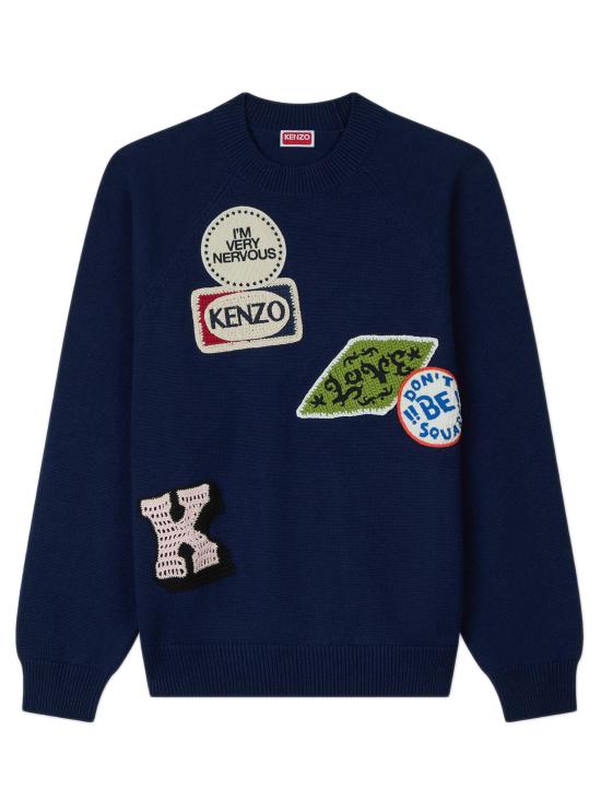 KENZO Men Sweater FG55PU7863DN 76 Blue