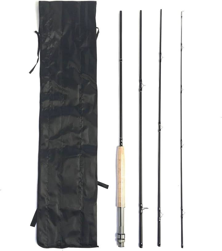 9フィート 2.7m フライロッド 4ピース #5/6 5番 6番 渓流 岩魚 ニジマス 山女 アマゴ ブラウントラウト(9ft(2.7m)フライロッド4ピース(#5/6), 9ft)