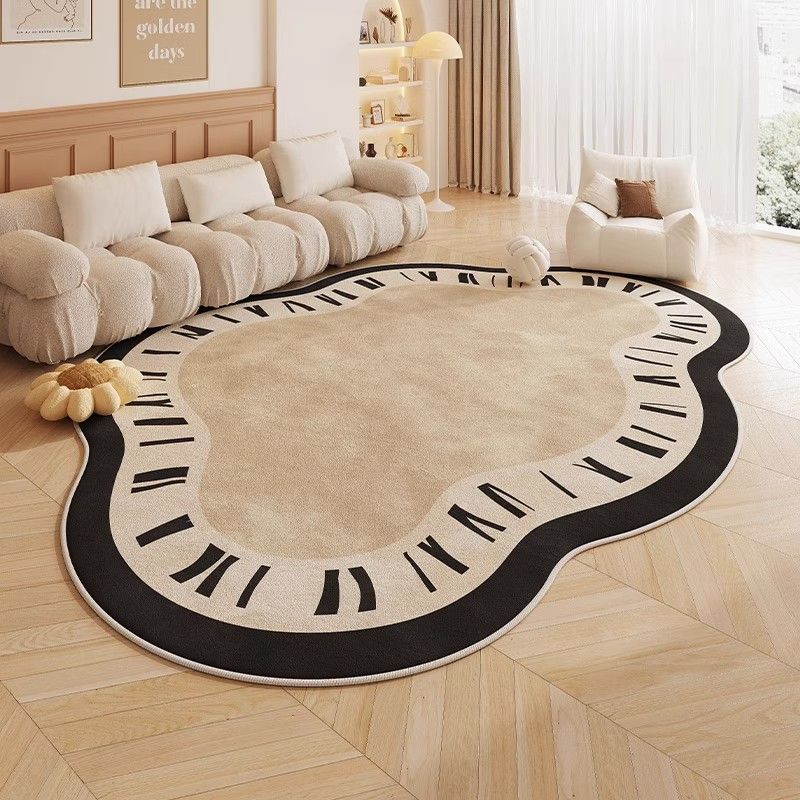 カーペット リビングルーム 2024 新しいフロアマット ベッドルーム型ベッドサイドラグ