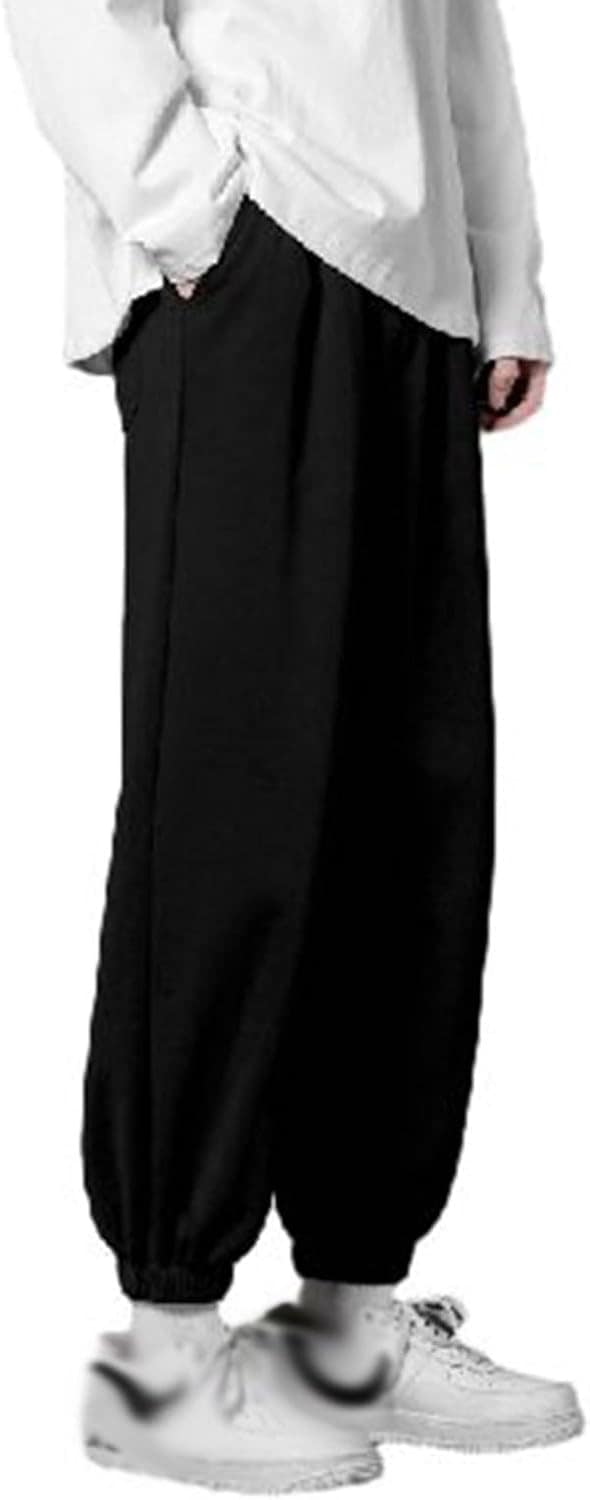 スウェットパンツ メンズ ワイドパンツ アクティブパンツ ウエストゴム ロングズボン 窮屈感のない 無地 シンプル 速乾通気 春夏秋 軽い 着心地よい 日常着 部屋着 通勤通学 カジュアル