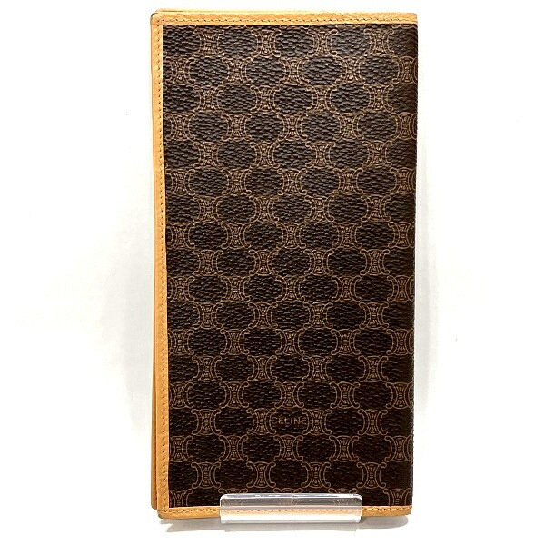 セリーヌ CELINE マカダム柄 PVC 財布 2つ折り長財布 札入れ ユニセックス 【中古】