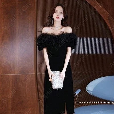 衣装 イブニングドレス 二次会ドレス オフショル 高級質感ドレス スリッ オフショルダー 新作 ステージドレス ワンピース ロングワンピース 演奏会ドレス ドレス ウエストマーク ロング丈